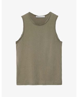 AllSaints Jenny Round-Neck Cotton Tank - Green