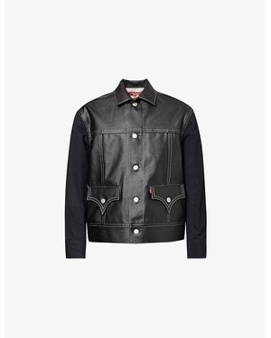 Junya Watanabe X Levi'S Buttoned-Pockets Relaxed-Fit Cotton Jacket - Black