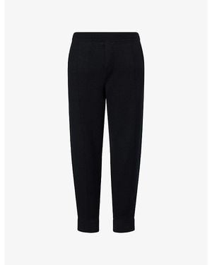 Tom Ford Regular-Fit Tapered-Leg Stretch-Wool Blend Jogging Bottoms - Black