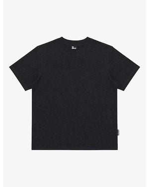 The Kooples Round-Neck Short-Sleeve Cotton T-Shirt - Black