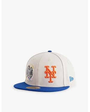 KTZ 59Fifty Subway Series New York Yankees Woven Baseball Cap - Blue