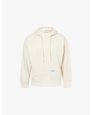 Givenchy Logo-Embroidered Cotton Hoody - White