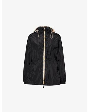 Burberry Hooded Regular-Fit Shell Jacket - Black