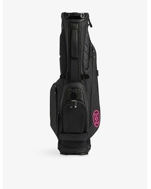 G/FORE Daytona Plus Faux-Leather Carry Golf Bag - Black