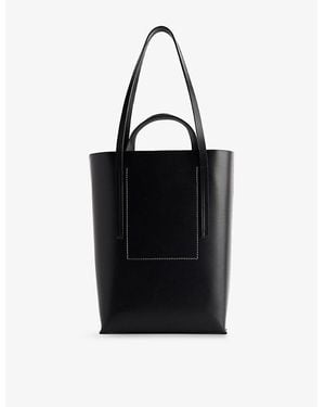 Rick Owens Medium Leather Tote Bag - Black