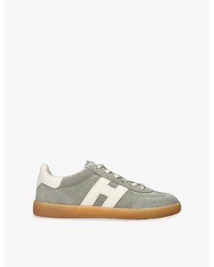 Hogan Cool Suede Trainers - Natural