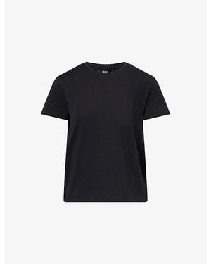 PAIGE Haven Boxy Cotton T-Shirt - Black