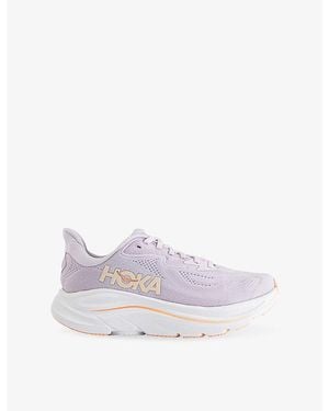 Deckers Hoka Clifton 10 Mesh Sneakers - Purple