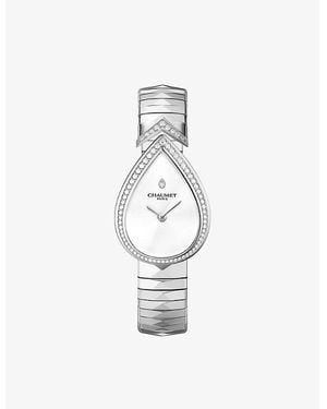 Chaumet Joséphine Aigrette Stainless And 0.08Ct Diamond Watch - White