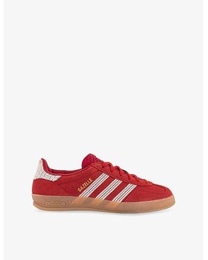 red womens gazelles