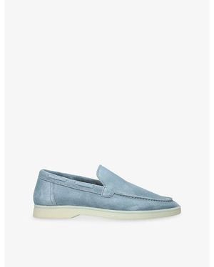 Aurélien Yacht Suede Loafers - Blue