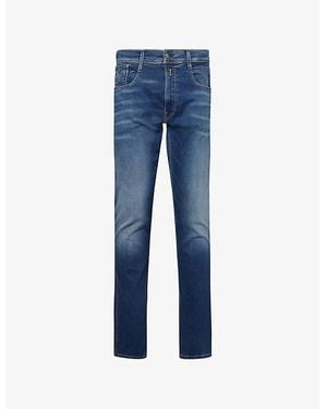 Replay Anbass Slim-Fit Denim Jeans - Blue
