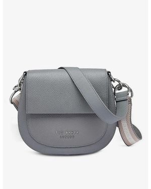 Ted Baker Amali Leather Cross-body Bag - Gray