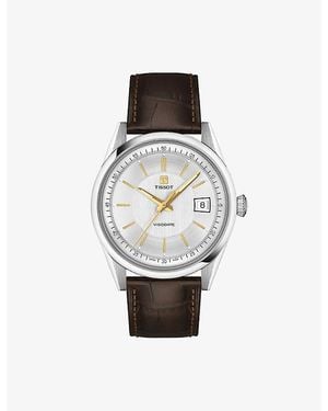 Tissot Visodate Stainless-Steel Automatic Watch 39Mm - White