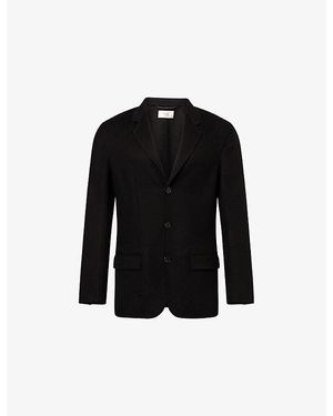 The Row Ravi Single-Breasted Wool Jacket - Black