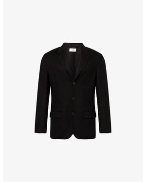 The Row Ravi Single-Breasted Wool Jacket - Black