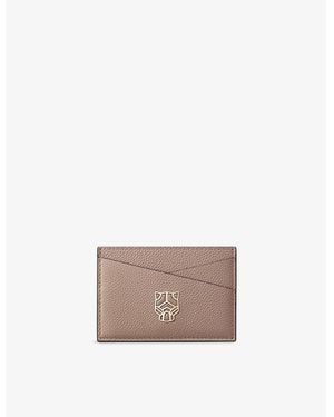 Cartier Panthère Graphique De Leather Card Holder - Gray