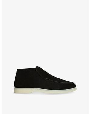 Aurélien City Suede Loafers - Black
