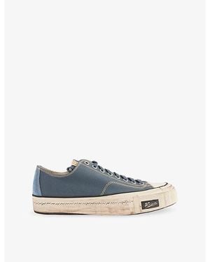 Visvim Skagway Lo Canvas Sneakers - Blue