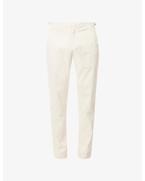 Orlebar Brown Fallon Tailored-Fit Stretch-Cotton Trousers - Natural