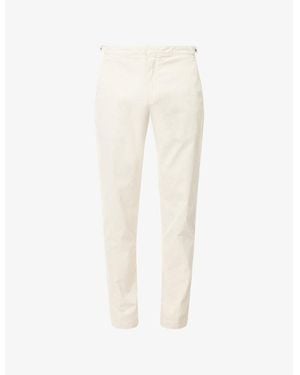 Orlebar Brown Fallon Tailored-Fit Stretch-Cotton Pants - Natural