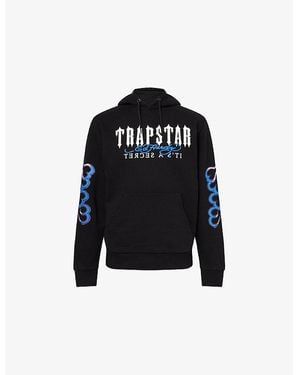Trapstar X Ed Hardy Snake Relaxed-Fit Cotton-Jersey Hoodie - Black