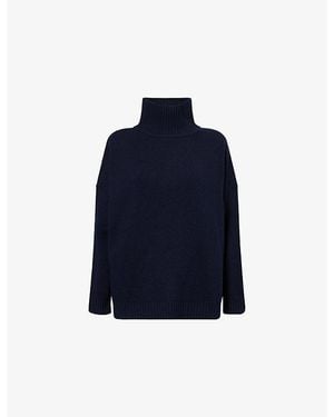 Weekend by Maxmara Relaxed Wool Knit Jumper - Blue