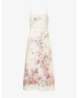 Designer Zimmermann Linen Midi Dresses for Women - Up to 64% off | Lyst