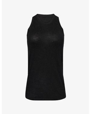 Frenckenberger Fren Sleeveless Cashmere Top - Black