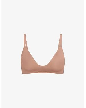 Skims Wireless Form Push-Up Bra - Pink