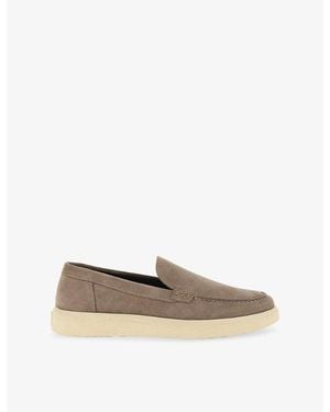 BOGGI Stratus Suede Loafers - Natural