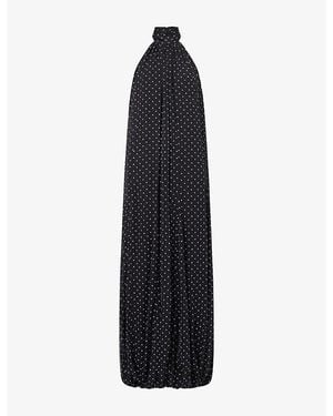 ROTATE BIRGER CHRISTENSEN Ro Chiffon Balloon Jumpsuit - Black