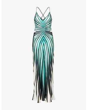 ワンピース ROBERTO CAVALLI MARBLE PRINT SILK LONG DRESS TWT141CPN18D0027_ECOM_STILL.jpg