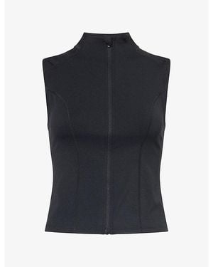 WE Are Tala Skinluxe Zipped Running Top - Blue