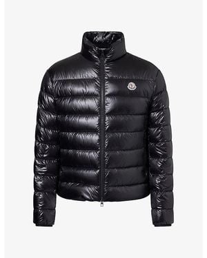Moncler Sergesta Logo-Badge Padded Jacket - Black