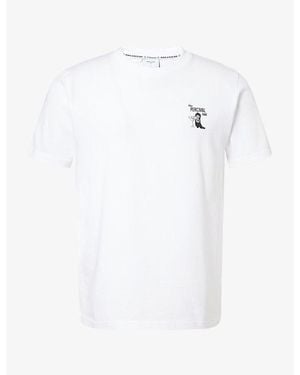 Percival Karaoke Graphic-Print Cotton T-Shirt - White