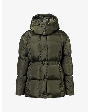 Moncler Agneux Hooded Shell Jacket - Green