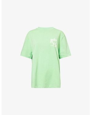 ADANOLA Ace Oversized Cotton-Jersey T-Shirt - Green