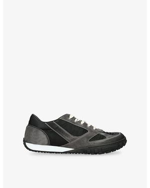 Givenchy Suede Glide Sneakers - Black