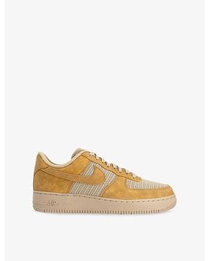 Nike Air Force 1 '07 Leather Trainers - Natural
