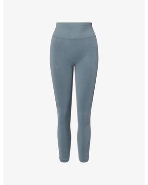 ADANOLA Seamless Gym Leggings - Blue