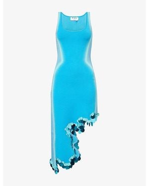Ph5 Aster Sequin Stretch-Knit Midi Dress - Blue