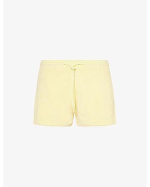Hunza G Terry Towelling Shorts - Yellow