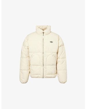 Dickies Summerdale Logo-Embroidered Shell-Down Puffer Jacket - Natural