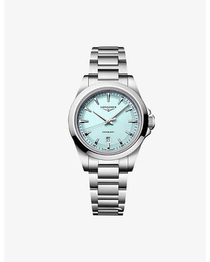 Longines Conquest Stainless-Steel Quartz Watch 30Mm - Metallic