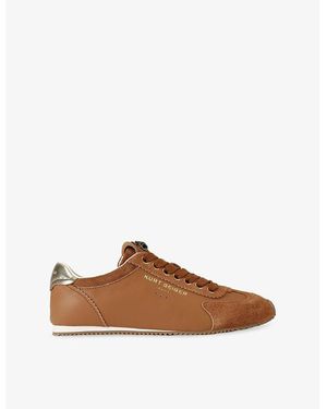 Kurt Geiger Islington Leather Trainers - Brown