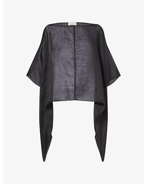 Dissh Brianne Batwing Woven Top - Black