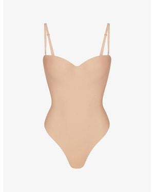 Skims Body Underwired Thong Bodysuit - White