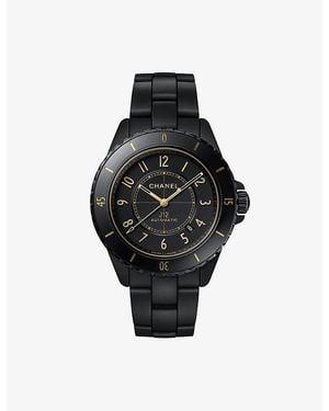 CHANEL J12 Ceramic And Rubber Strap Quartz Watch 28Mm - Black