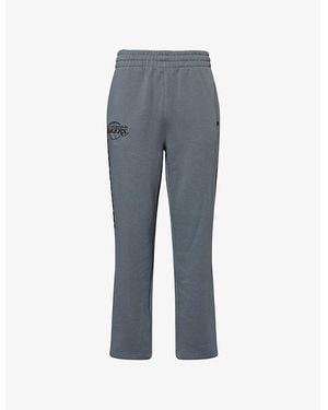KTZ La Lakers Nba Straight-Leg Cotton-Blend Jogging Bottoms - Blue